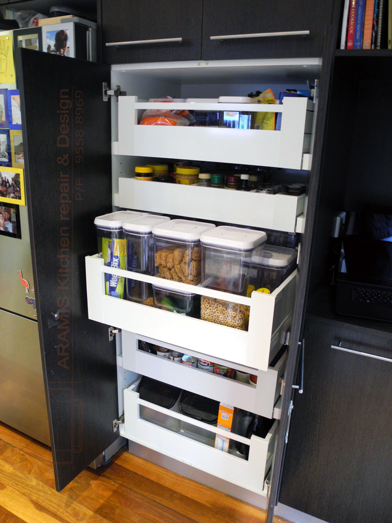 12.	+kitchen +pantry +cabinet,+kitchen +pantry +drawers,+kitchen +pull out +drawers,+repair +pull out +pantry,+pantry slide o